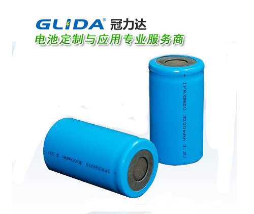 磷酸鐵鋰32600 3.2V 3000mAh